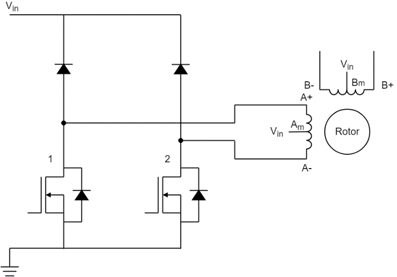 單極步進電機驅(qū)動電路