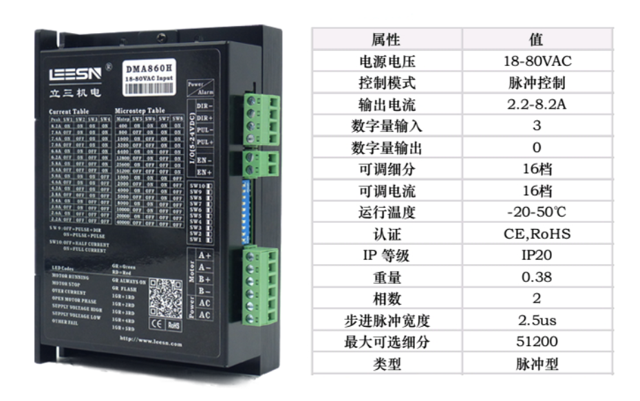 DMA860H步進(jìn)驅(qū)動(dòng)器吐葵，可替換DMA1182