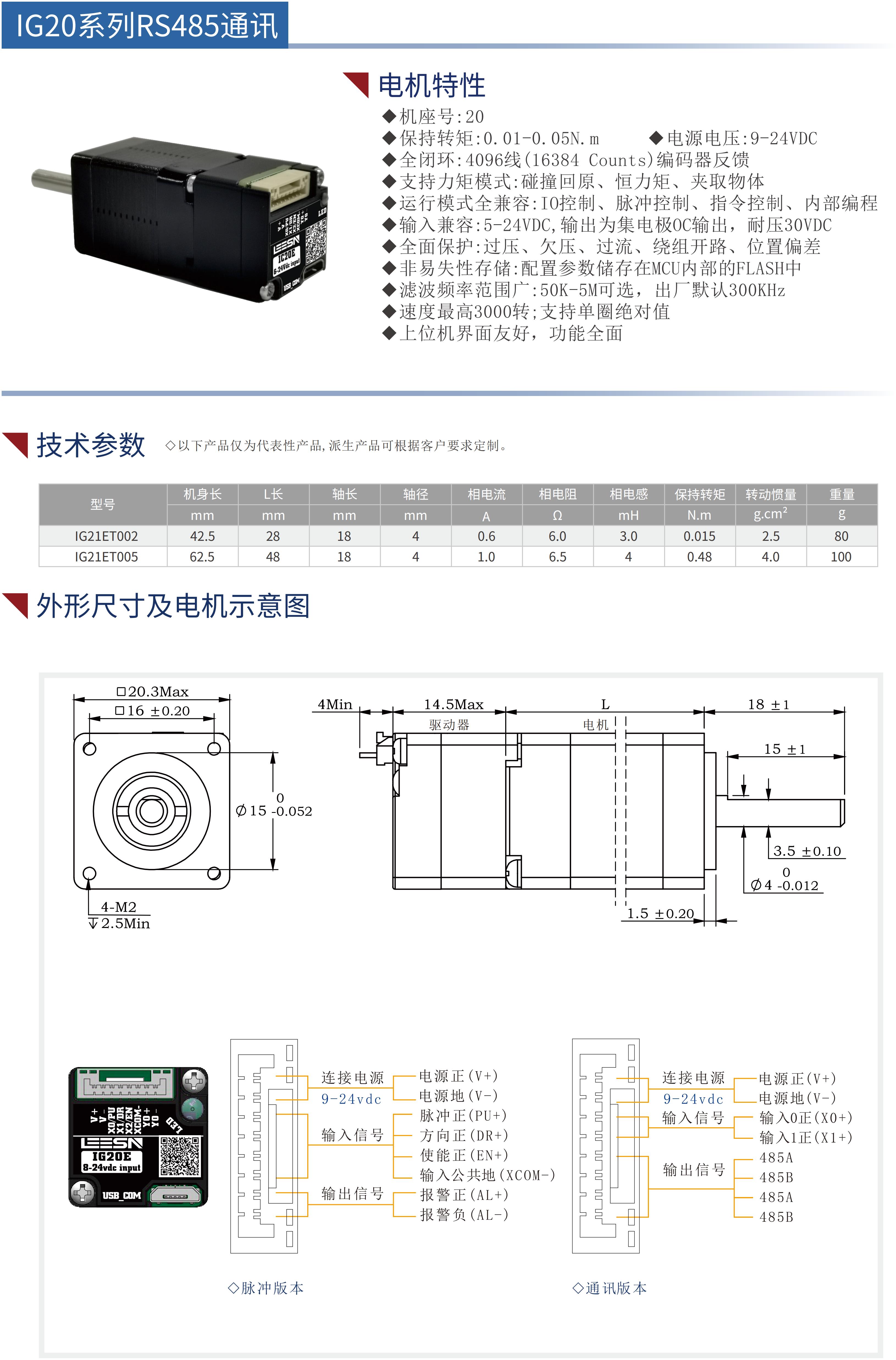 20集成式步進(jìn)伺服電機(jī)(閉環(huán))